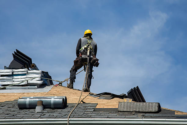 Professional Roofing technician working in Giddings, TX